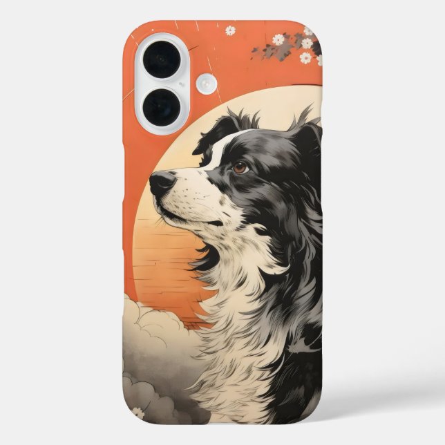 Dog Ukiyo-e Case-Mate iPhone Case (Back)