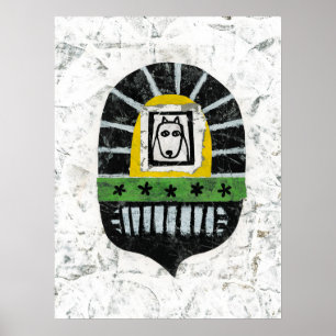 Dog Under The Bridge Poster Wall Art