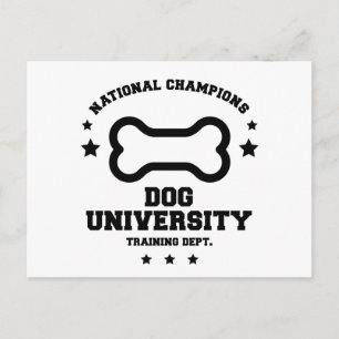 Dog University Postcard