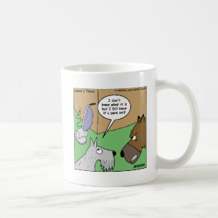 Dog VS. Vacuum Cleaner Funny Gifts & Collectibles Coffee Mug