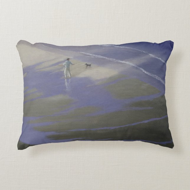 Dog Walk 1985 Decorative Cushion (Front)