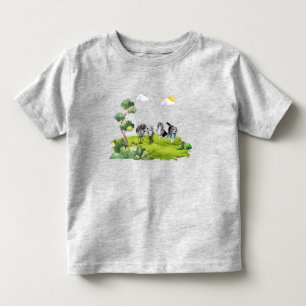 Dog Walk -Child and Hounds Outdoor Adventure Toddler T-Shirt