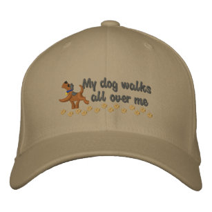 Dog Walk Embroidered Hat