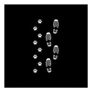 Dog Walk Foot Print Dog Walker Dog Walking
