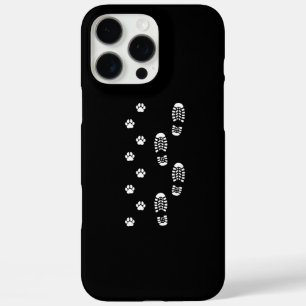 Dog Walk Foot Print Dog Walker Dog Walking iPhone 16 Pro Max Case