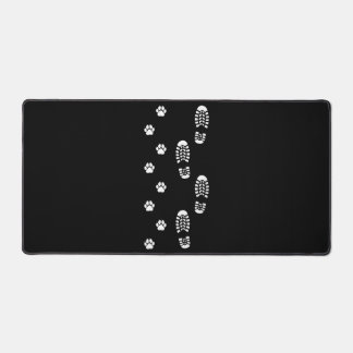 Dog Walk Foot Print Dog Walker Dog Walking Desk Mat