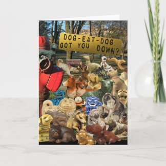 Dog Walk  Friendship Card