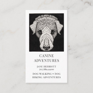 Dog Walker Adventure Walks And Hikes Business Card
