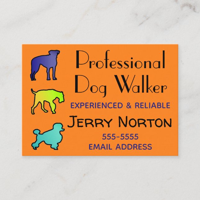 Dog Walker Business Card (Front)