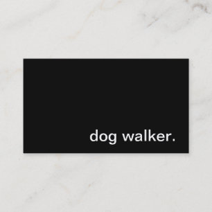 Dog Walker Business Card