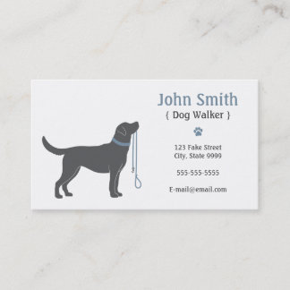 Dog Walker Business Card