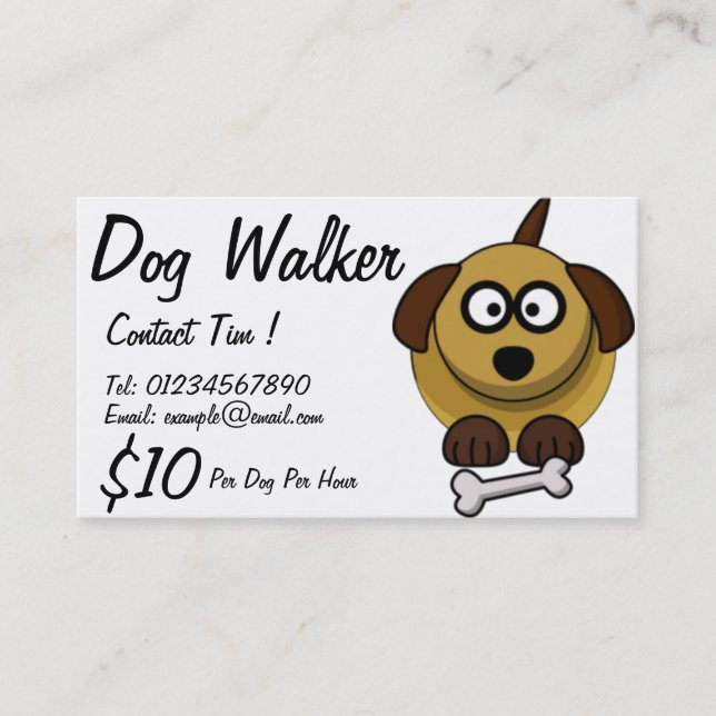 Dog walker Business Card (Front)