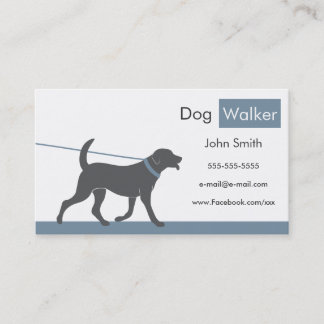 Dog Walker Business Card