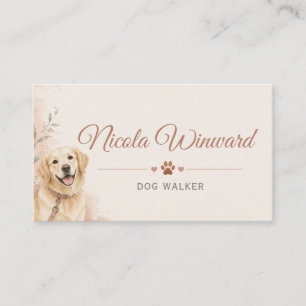 Dog Walker Business Card