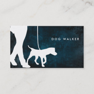 Dog walker business card 3.5" x 2.0", 100 pack