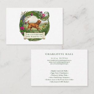 Dog Walker Business Card - Cocker Spaniel