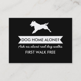 Dog Walker Business Card - Personalizable