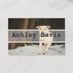 Dog Walker business cards