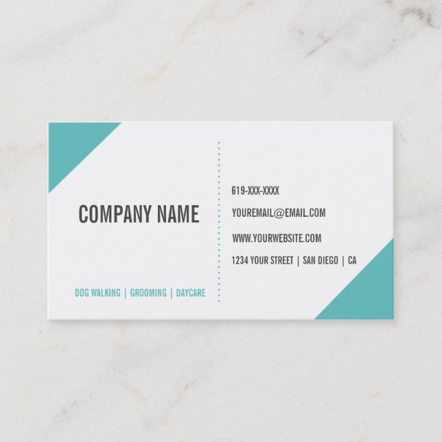 Dog Walker Customer Referral Card (Front)