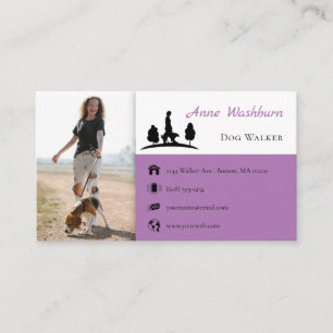 Dog Walker   Dog Trainer   Pet Care Business Card