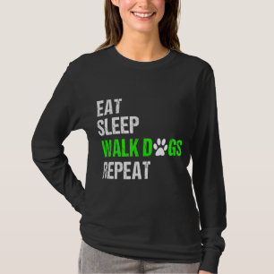 Dog Walker Dog Walking Gift Dog Lover T-Shirt