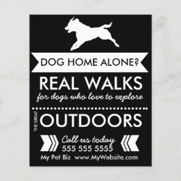 Dog Walker Flyer - Personalizable