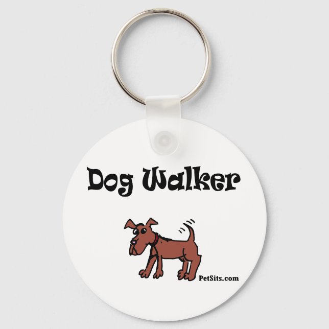 Dog Walker Key Ring (Front)