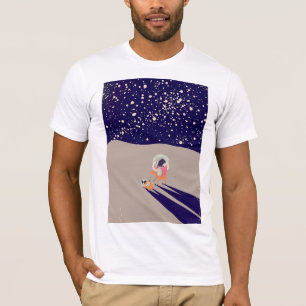 Dog Walker on the Moon T-Shirt