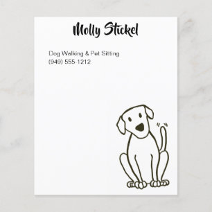 Dog Walker or Pet Sitting Flyer