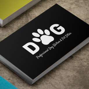 Dog Walker   Pet Sitter Business Card