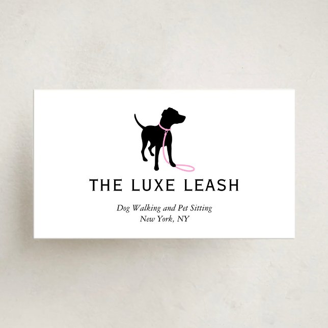 Dog Walker Pet Sitter Groomer | Custom Pet Care Business Card (Creator Uploaded)