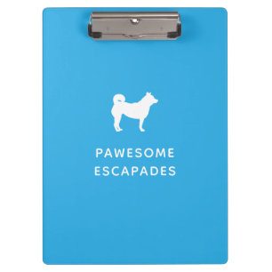 Dog Walker & Pet Sitter Teal Clipboard