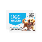 Dog Walker Pet Sitting Happy Dog Biting Its Leash