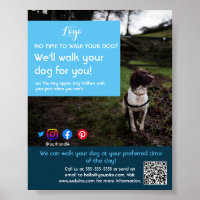 dog walker pet sitting pet service grooming flyer