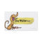 Dog Walker Ph.D with Leash Business Card