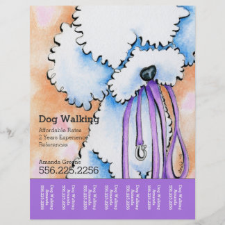 dog walking flyers
