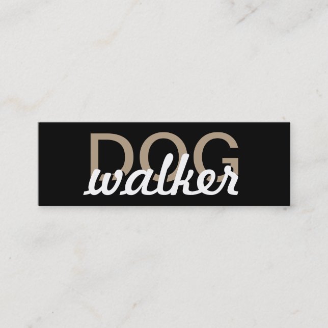 dog walker punch card (Front)