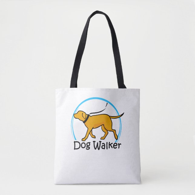 dog walker tote bag (Front)