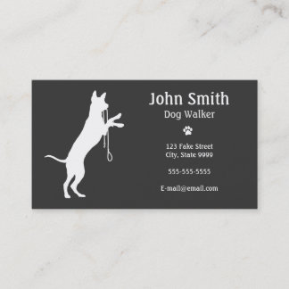 Dog Walker/Walking Business Card