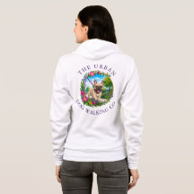 Dog Walker Zip Up Hoodie - French Bulldog