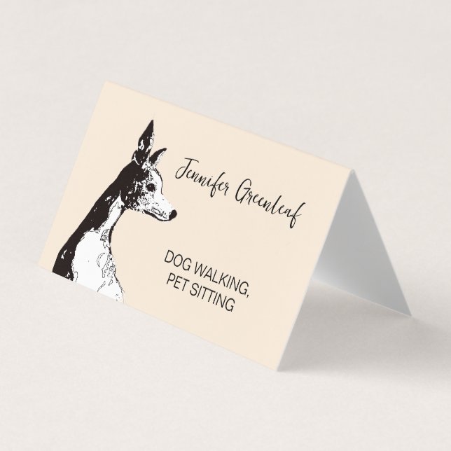 Dog walking Business Card (Front)