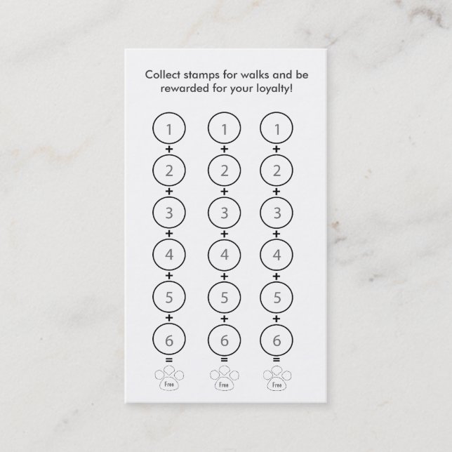 Dog Walking Business Card (Front)