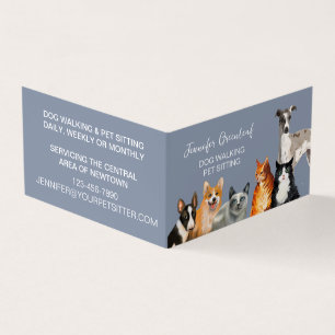 Dog walking Business Card