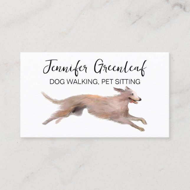 Dog walking Business Card (Front)