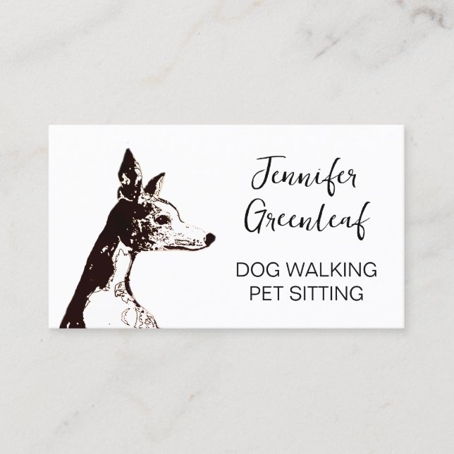 Dog walking Business Card (Front)