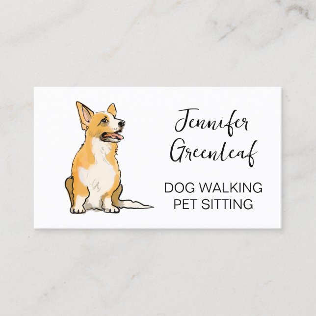 Dog walking Business Card (Front)