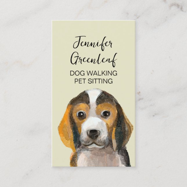 Dog walking Business Card (Front)