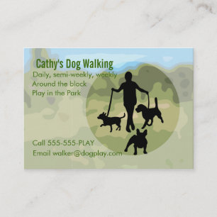 Dog Walking Business Card