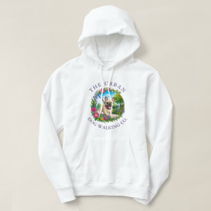 Dog Walking Business Hoodie with French Bulldog