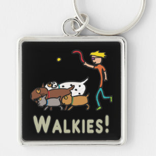 Dog Walking Key Ring
